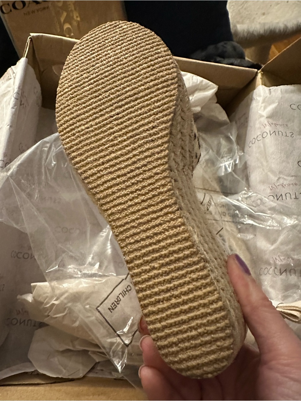NWT Coconuts by Matisse Firefly Leopard Calf Hair Espadrille Wedges Sz 6 - Picture 10 of 14